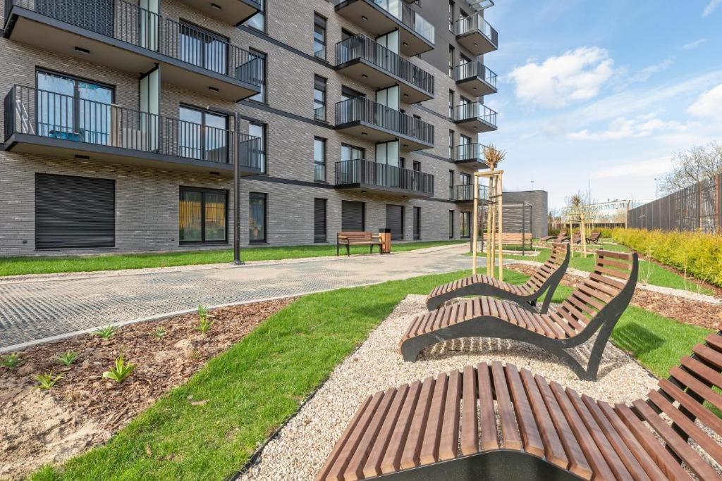 Gdansk Nad Motlawa Nowy Apartament Nadmotlawie Exterior foto
